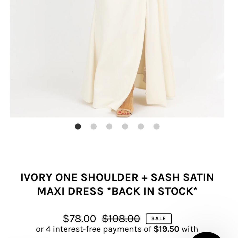 NWT bridal shower dress size medium